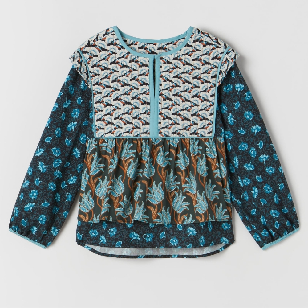 ZARA Girl Oversized Blouse 9YRS NWT